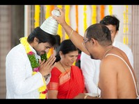 Ramcharan and Upasana Visit Temple